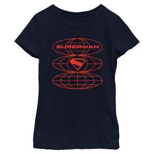 Girls Superman Global Hero T Shirt - 1 of 4