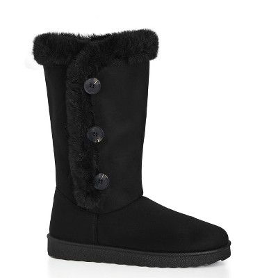 Cloudwalkers | Women's Wide Fit Rosalie Tall Boot - Black - 9.5w : Target