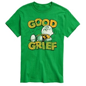 Men's - Peanuts - Good Grief Vintage Short Sleeve Graphic T-Shirt - 1 of 4