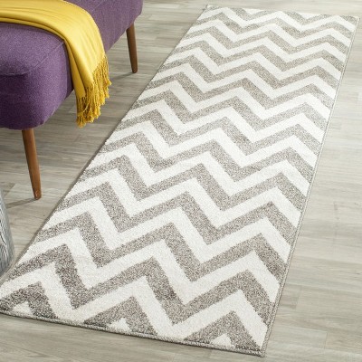 Reversible Dark Grey and Beige Hand-Knotted Easy-Care Area Rug