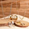 Silpada 'One and the Same' Sterling Silver with 14K Yellow Gold Plating Drop Earrings - 4 of 4