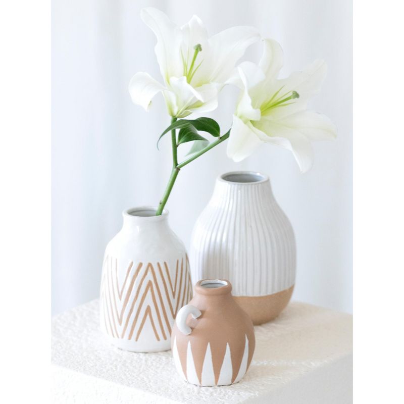 Shiraleah White Decorative Aptos Vase, 2 of 7