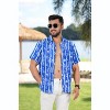 LA LEELA Men's Hawaiian Shirt Vacation Funny Party - 3 of 4