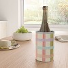 Gigi Rosado Pastel Plaid Wine Chiller - Deny Designs - 2 of 2