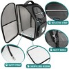 PetAmi Premium Dog Backpack Carrier Small Large Cat Puppies, Ventilated Pet Hiking Travel Bag, Airline Approved Safety Camping Biking - 3 of 4