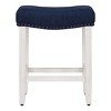 WestinTrends Upholstered Saddle Seat Bar Stool - 3 of 4