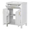 24" Bathroom Vanity With Sink, Bathroom Cabinet With Tip-Out Drawer Storage Doors, Adjustable Shelf - 4 of 4