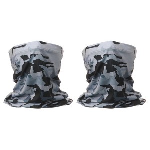 Unique Bargains Breathable Fishing Cycling Sunscreen Bandana Neck Gaiter Face Masks 2 Pcs - 1 of 4