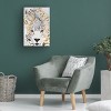Canvas Wall Art - Sarah Manovski  'Grunge jaguar gold' Wall Art for Living Room, Bedroom, or Office Décor by Trademark Fine Art - 4 of 4