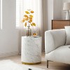 NicBex Modern 15.75" Round Coffee Table with Solid Frame for Living Room and Office - 3 of 4