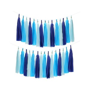 Empire Digilabs Tissue Paper Tassel Garland Party Banner - 1 of 2