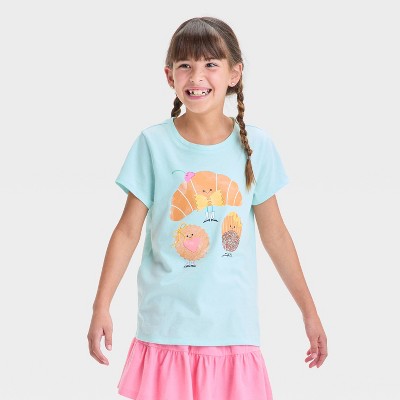 Girls' Short Sleeve Carb Treats Graphic T-Shirt - Cat & Jack™ Mint Green