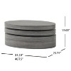 VYNXARIA Small Oval Mod Rotatable Coffee Table - 4 of 4