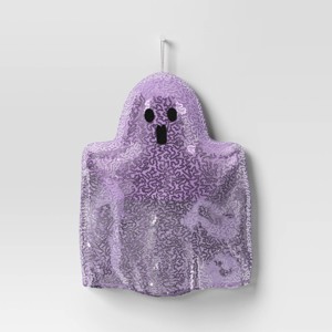 Hanging Sequin Ghost Decorative Sculpture - Hyde and EEK! Boutique™ - 1 of 3