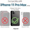 Vena vCommute For Apple iPhone 11 Pro Max Case Wallet, Case with Stand Leather Card Holder [Military Grade Drop Protection], Black - 3 of 4