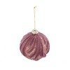 YOOCOZZ Trendy Household Christmas Decoration 6 Set, 3.9" Elegent Xmas Ball Ornaments, Glass Decorative Hanging Ball Xmas Tree Ornaments - 3 of 4