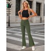 Allegra K Women's Vintage High Waist Stretch Denim Bell Bottoms Jean Pants - 3 of 4