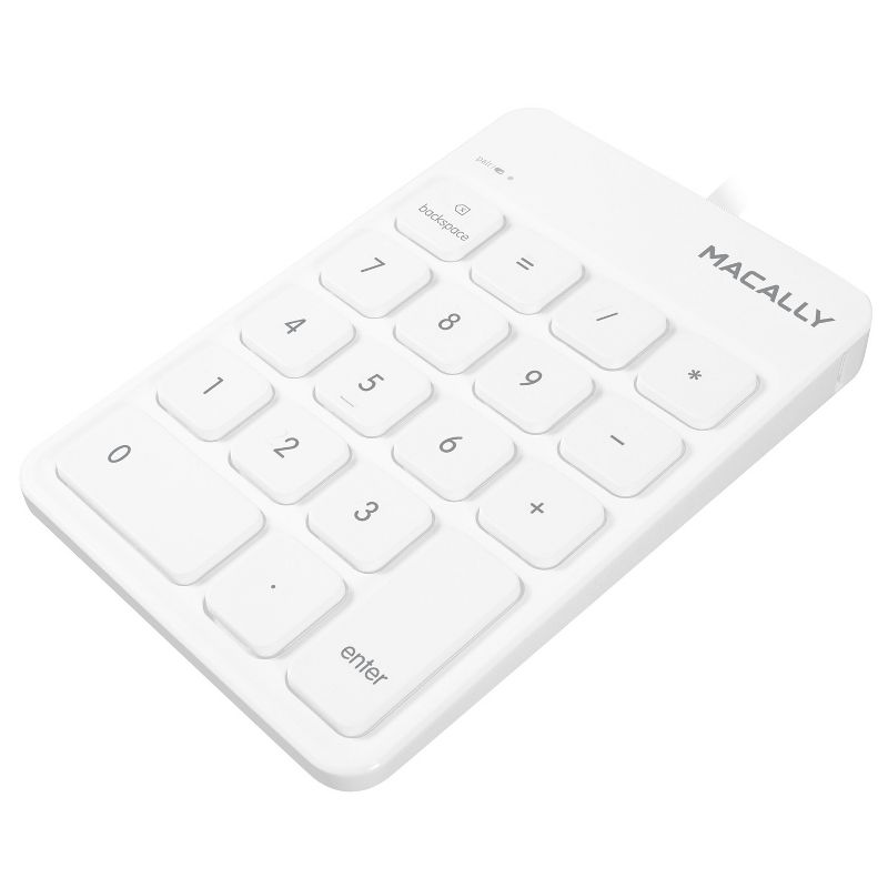 Macally Wireless Bluetooth 18 Numeric Keypad, 3 of 9