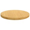 vidaXL Bamboo Round Table Top – Beautifully Unique, Durable, Versatile, Easy-to-Clean Table Top Ideal for Coffee Tables, - 2 of 4