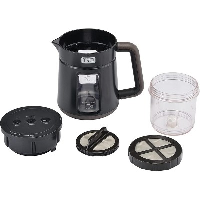TRU Black BPA-Free Rapid Cold Brew Coffee Maker