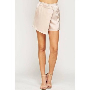 Women's Satin Wrap Skort - Strut & Bolt - 1 of 4