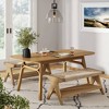 Nathan James Beacon Seagrass Bench Light Brown - 3 of 4