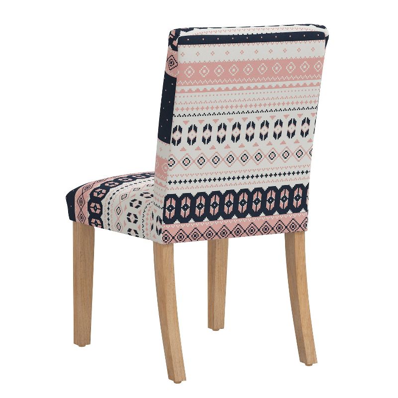 Skyline Furniture Dining Chair Nordic Sweater Navy Blush, 5 of 9