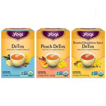 Yogi Tea - Herbal Detox Tea Variety Pack Sampler -  48 ct, 3 Pack