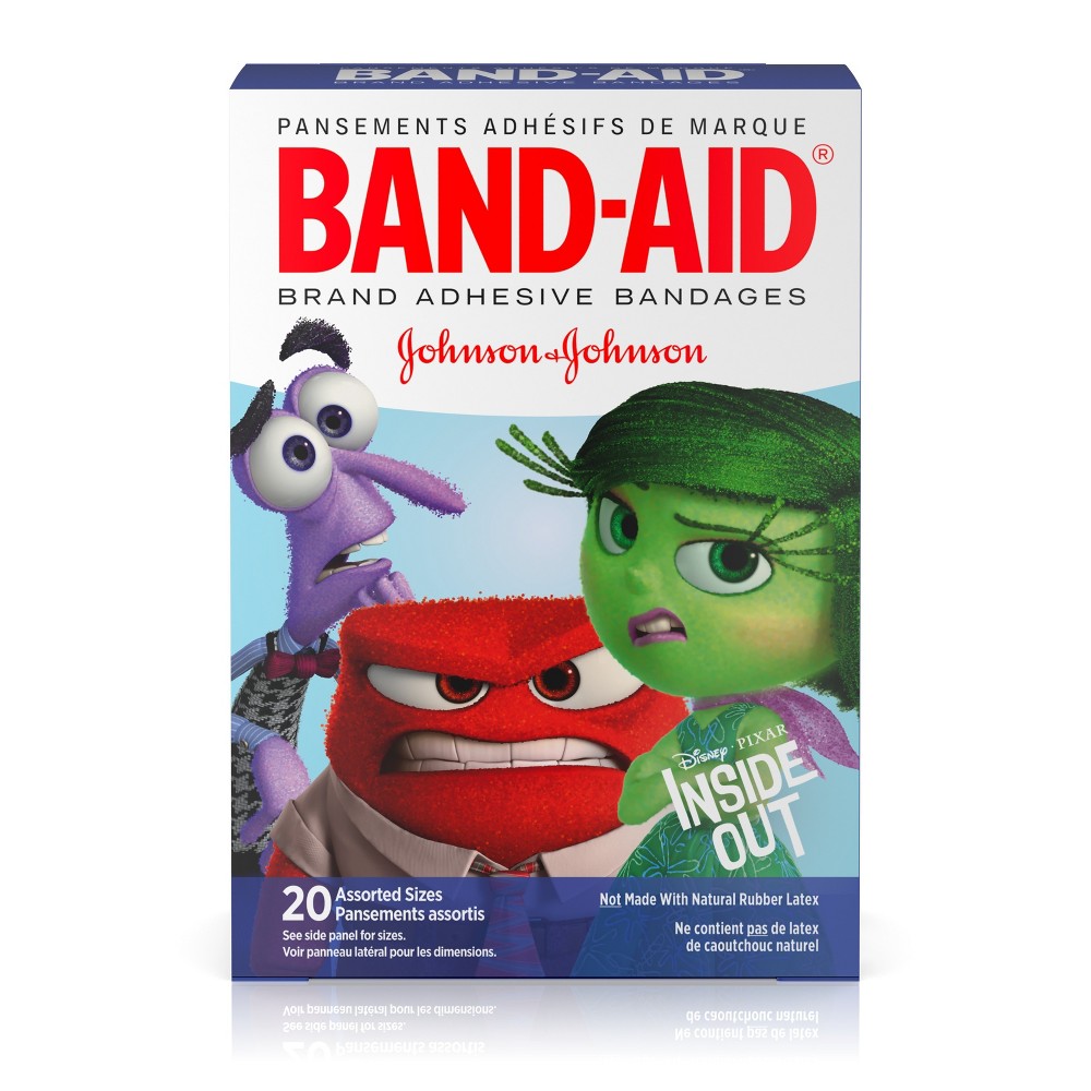 UPC 381371161140 product image for BAND-AID Pixar's Inside Out Adhesive Bandages - 20ct | upcitemdb.com