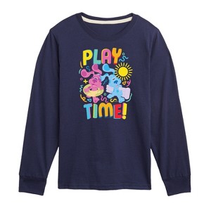 Boys' - Blue's Clues & You! - Play Time Long Sleeve Graphic T-Shirt - 1 of 3