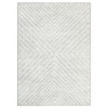 Modern Area Rug Farmhouse Geometric Lines Accent Rug Indoor Washable Rug - 2 of 4