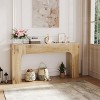 47/63 Inch Farmhouse Console Table, Long Wood Entryway Table Behind Couch, Easy Assembly Hallway Furniture for Living Rooms - 4 of 4