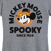 Women's Disney Spooky Since 1928 Short Sleeve Graphic T-Shirt - Heather Grey - X-Large - 2 of 4