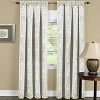 Kate Aurora 5 Pc. Damask Thermal Blackout Rod Pocket Window Curtains & Valances Set - 2 of 3