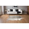 HomeRoots 5' X 7' Taupe and Ivory Cowhide Hand Knotted Area Rug - 2 of 4