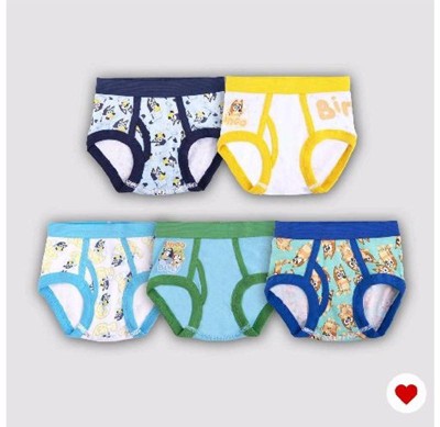 Buy Bluey Character Briefs 5 Pack 3-4 years