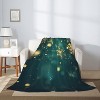 Lomsoe Christmas Pine Tree White Winter Couch Throw Blanket Flannel Soft Blanket for Living Room Bed Sofa Travel Office Camping. - 2 of 4