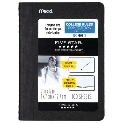 Mead 5x7 Spiral Subject Notebook Assorted Colors