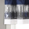 Lush Décor Night Sky Sequins Embroidery Valance Single Navy/White 18X52 - 4 of 4