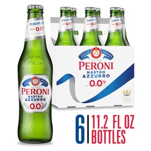 Peroni Nastro Azzurro 0.0 NA - 6pk/11.2 fl oz Bottles - 1 of 4