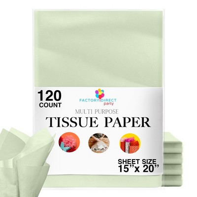 Crown Display Ivory Tissue Paper 15 x 20 Packing Paper for Gifts - 120  Count