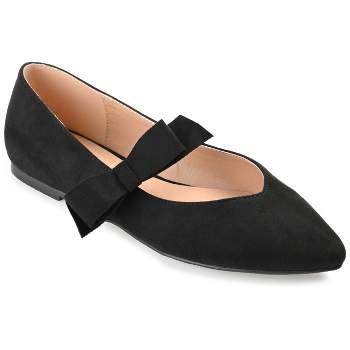 Journee Collection Womens Aizlynn Ballet Pointed Toe Slip On Flats