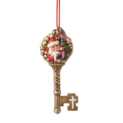 Jim Shore 6.0" Legend Of Santa's Magic Key Chrstmas Claus Series Jim  -  Tree Ornaments