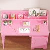 Garvee Kids Desk with Chair,Study Desk with Hutch, Storage Cabinet, Wooden Children Table for Bedroom & Study Room - 2 of 4