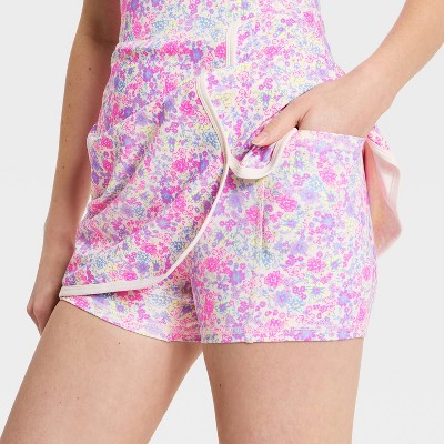 Women's Knit Piped Wrap Active Dress - JoyLab