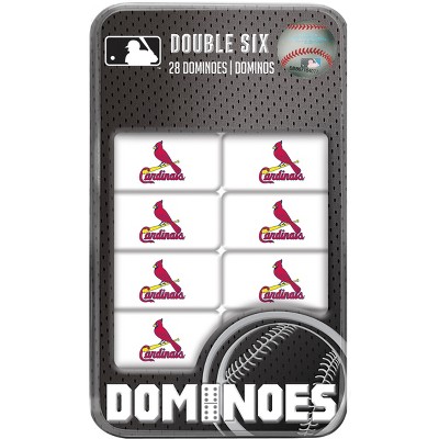 MasterPieces Officially Licensed MLB St. Louis Cardinals 28 Piece Dominoes Game for Adults
