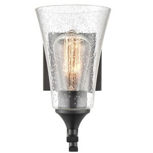 Millennium Lighting Natalie 1 - Light Vanity in  Matte Black - 1 of 4