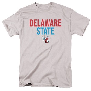 Men's Delaware State University Official Stacked T-Shirt - 1 of 4
