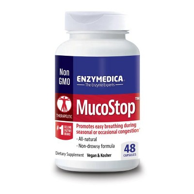 Enzymedica Dietary Supplements Mucostop Capsule 48ct