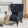 Lamprecht Genuine Leather Armchair| HULALA HOME - 2 of 4
